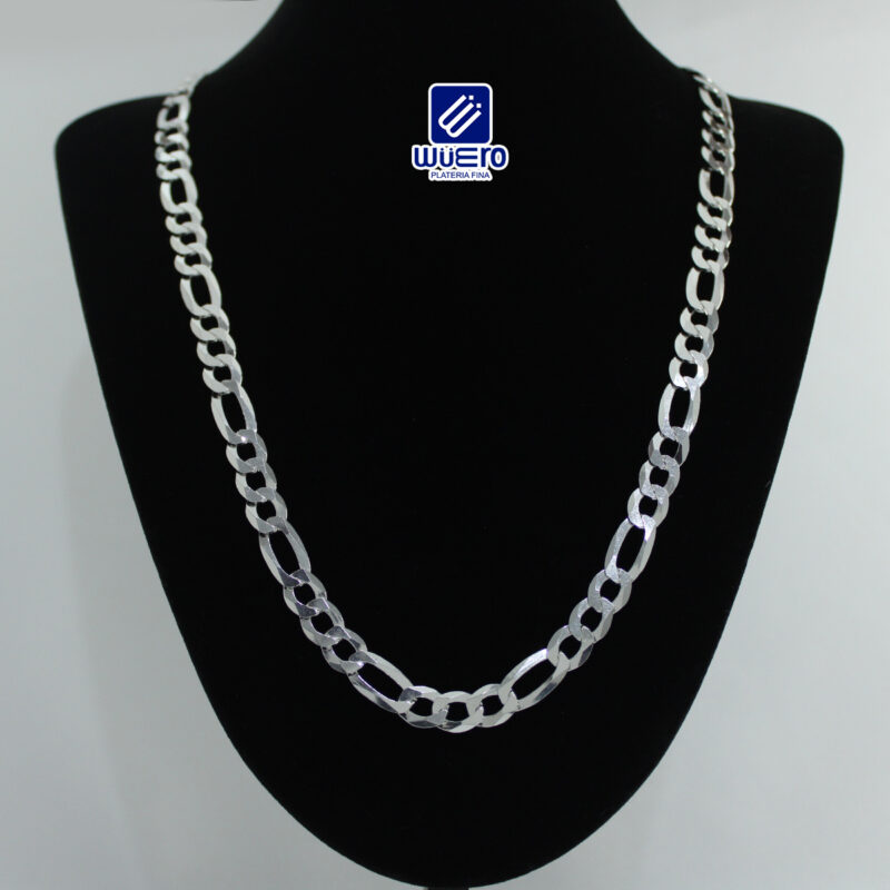 Cadena de Plata Italiana Estilo 3 x 1